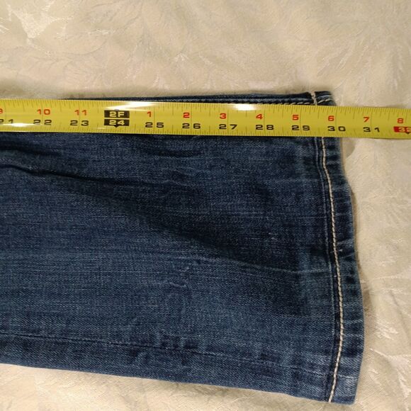 Miss Me Jeans Womens 26 Lowrise Bootcut Stretchy Distressed Embellished Y2K - Picture 11 of 12